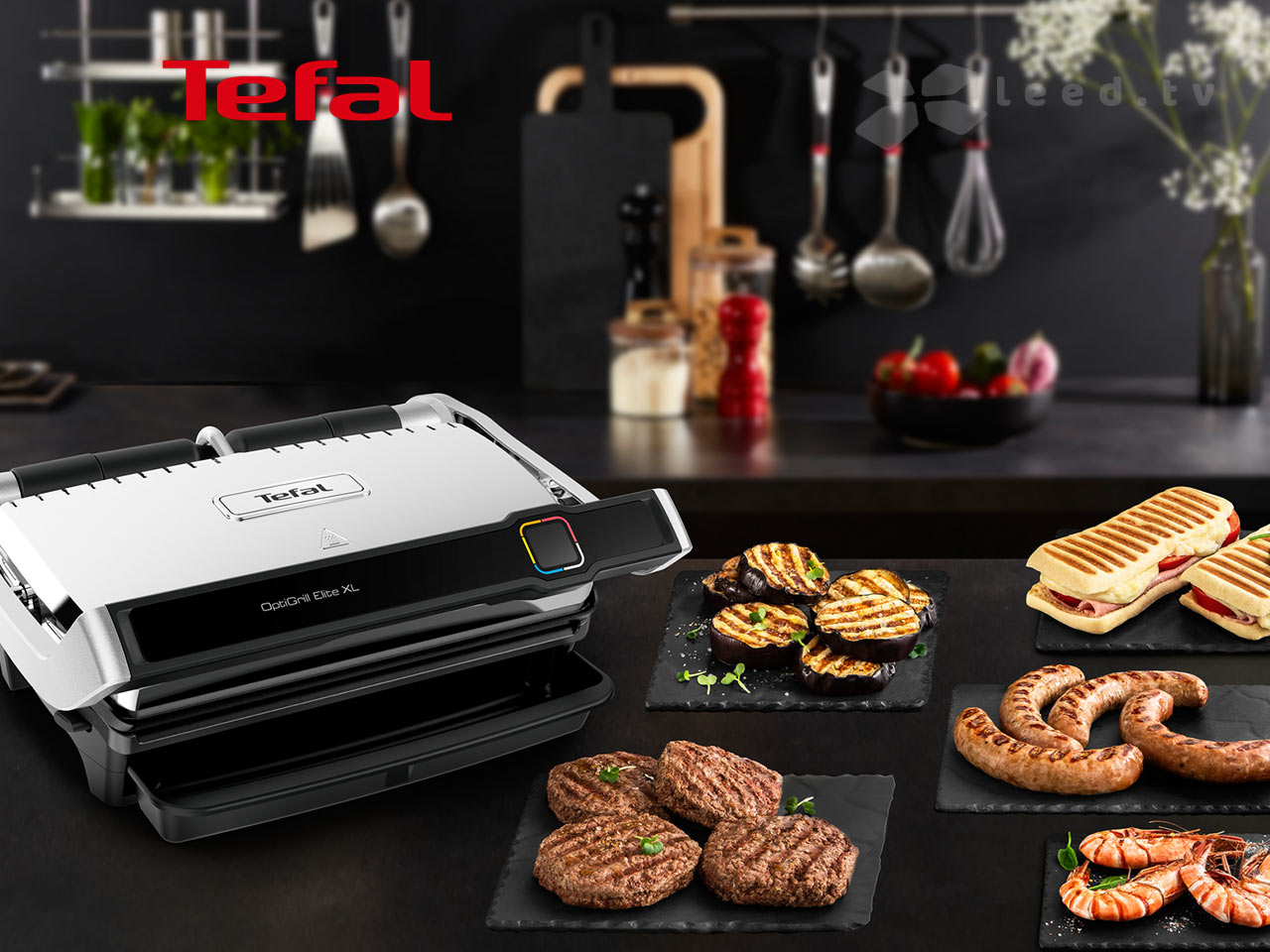 Электрогриль Tefal Optigrill Elite XL GC760D30 - LEED.TV