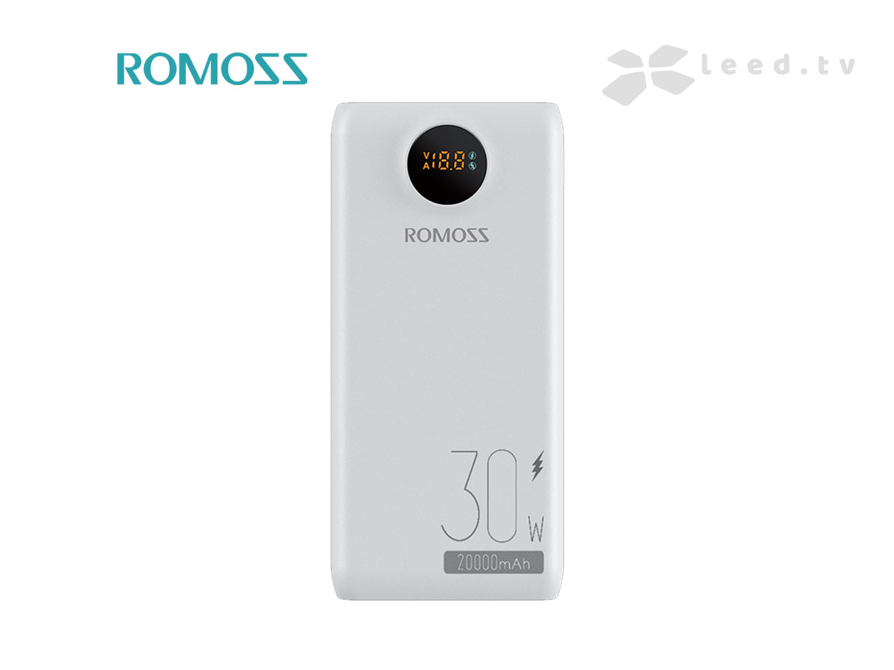 Портативный аккумулятор 20000mAh ROMOSS SW 20S PRO QC3.0 PD30W - LEED.TV